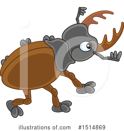 Royalty-Free (RF) Bug Clipart Illustration by Alex Bannykh - Stock Sample #1514869