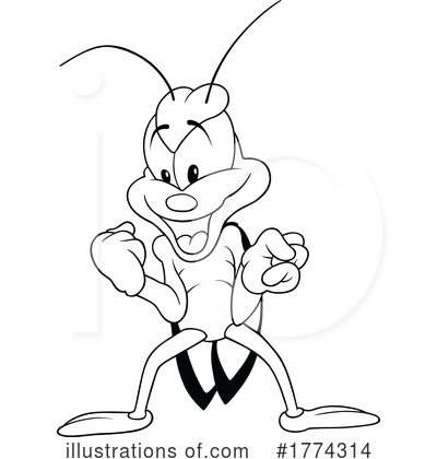 Royalty-Free (RF) Bug Clipart Illustration by dero - Stock Sample #1774314