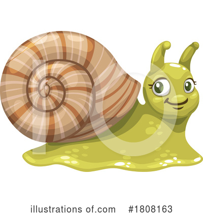 Snail Clipart #1808163 by Vector Tradition SM