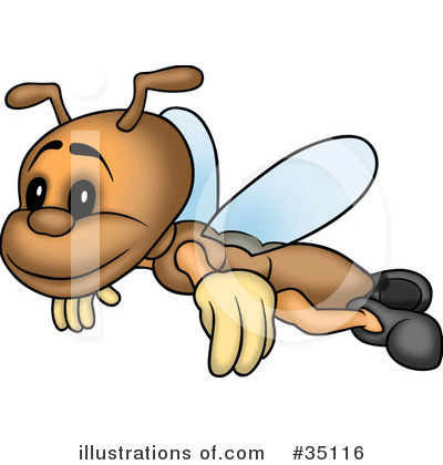 Royalty-Free (RF) Bug Clipart Illustration by dero - Stock Sample #35116
