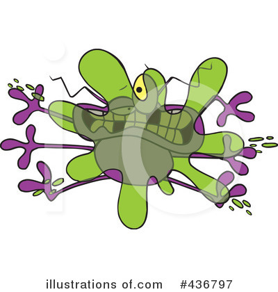 Royalty-Free (RF) Bug Clipart Illustration by toonaday - Stock Sample #436797