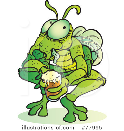 Royalty-Free (RF) Bug Clipart Illustration by Snowy - Stock Sample #77995