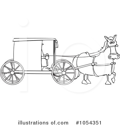 Royalty-Free (RF) Buggy Clipart Illustration by djart - Stock Sample #1054351