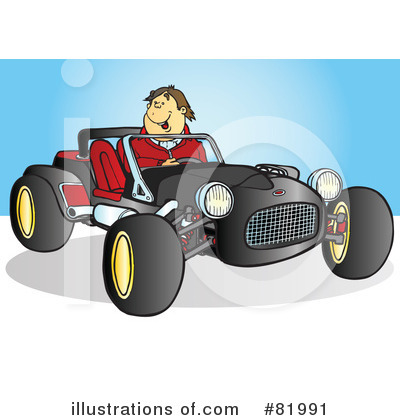 Royalty-Free (RF) Buggy Clipart Illustration by Snowy - Stock Sample #81991