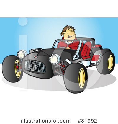 Royalty-Free (RF) Buggy Clipart Illustration by Snowy - Stock Sample #81992