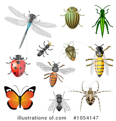 Royalty-Free (RF) Bugs Clipart Illustration by vectorace - Stock Sample #1054147