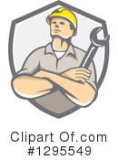 Builder Clipart #1295549 by patrimonio