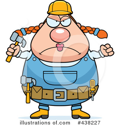 Royalty-Free (RF) Builder Clipart Illustration by Cory Thoman - Stock Sample #438227