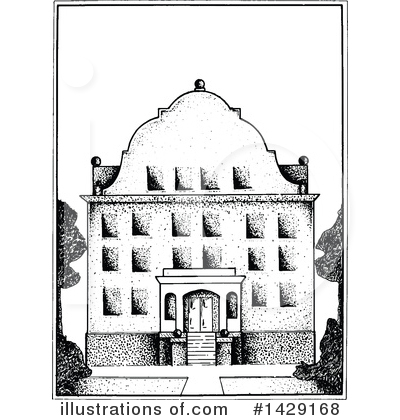 Royalty-Free (RF) Building Clipart Illustration by Prawny Vintage - Stock Sample #1429168