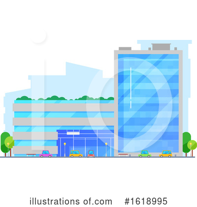 Skyscraper Clipart #1618995 by Vector Tradition SM