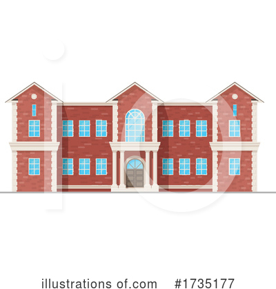 Royalty-Free (RF) Building Clipart Illustration by Vector Tradition SM - Stock Sample #1735177