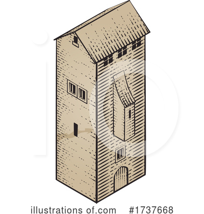 Royalty-Free (RF) Building Clipart Illustration by AtStockIllustration - Stock Sample #1737668