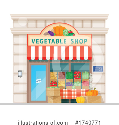 Store Clipart #1740771 by Vector Tradition SM