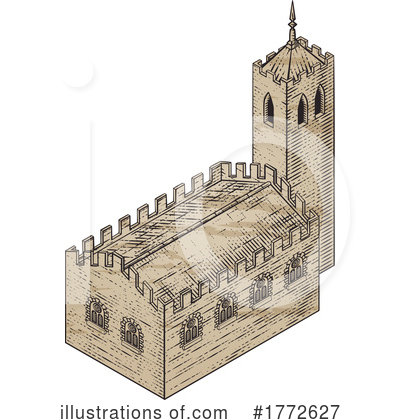 Cathedral Clipart #1772627 by AtStockIllustration
