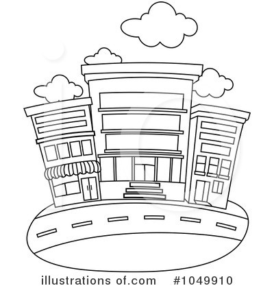 Royalty-Free (RF) Buildings Clipart Illustration by BNP Design Studio - Stock Sample #1049910