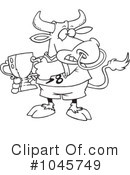 Bull Clipart #1045749 by toonaday