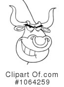 Bull Clipart #1064259 by Hit Toon