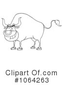 Bull Clipart #1064263 by Hit Toon