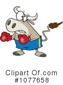 Bull Clipart #1077658 by toonaday