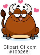 Bull Clipart #1092681 by Cory Thoman