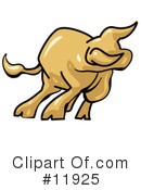 Bull Clipart #11925 by Leo Blanchette