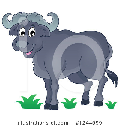 Bull Clipart #1244599 by visekart