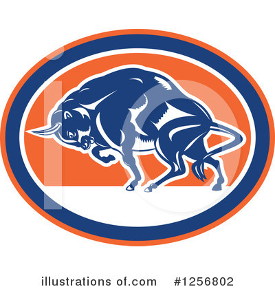 Bison Clipart #1256802 by patrimonio