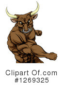 Bull Clipart #1269325 by AtStockIllustration