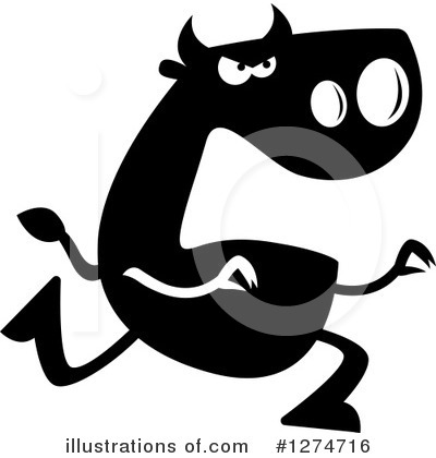 Bull Clipart #1274716 by Cory Thoman