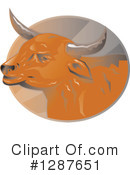 Bull Clipart #1287651 by patrimonio