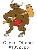 Bull Clipart #1332025 by patrimonio