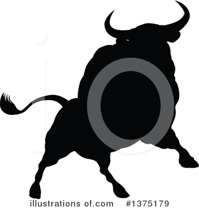 Royalty-Free (RF) Bull Clipart Illustration by AtStockIllustration - Stock Sample #1375179