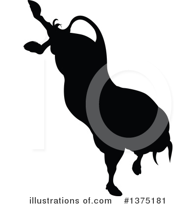 Royalty-Free (RF) Bull Clipart Illustration by AtStockIllustration - Stock Sample #1375181