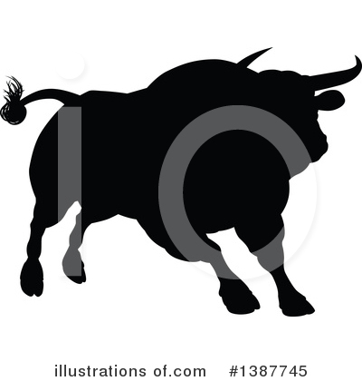 Royalty-Free (RF) Bull Clipart Illustration by AtStockIllustration - Stock Sample #1387745