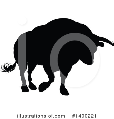 Royalty-Free (RF) Bull Clipart Illustration by AtStockIllustration - Stock Sample #1400221