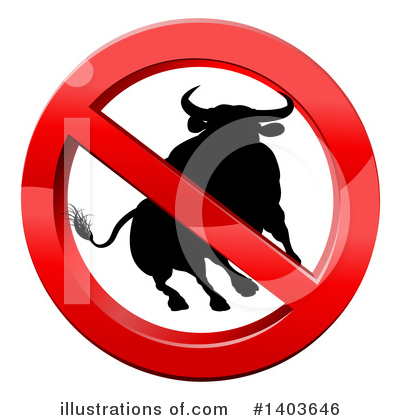 Royalty-Free (RF) Bull Clipart Illustration by AtStockIllustration - Stock Sample #1403646