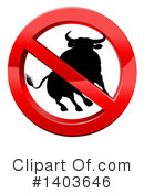 Bull Clipart #1403646 by AtStockIllustration