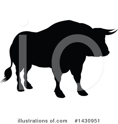 Royalty-Free (RF) Bull Clipart Illustration by AtStockIllustration - Stock Sample #1430951