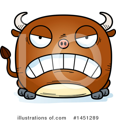Royalty-Free (RF) Bull Clipart Illustration by Cory Thoman - Stock Sample #1451289