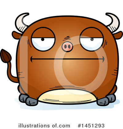 Royalty-Free (RF) Bull Clipart Illustration by Cory Thoman - Stock Sample #1451293