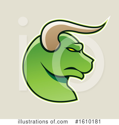 Royalty-Free (RF) Bull Clipart Illustration by cidepix - Stock Sample #1610181