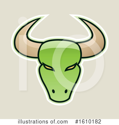 Royalty-Free (RF) Bull Clipart Illustration by cidepix - Stock Sample #1610182