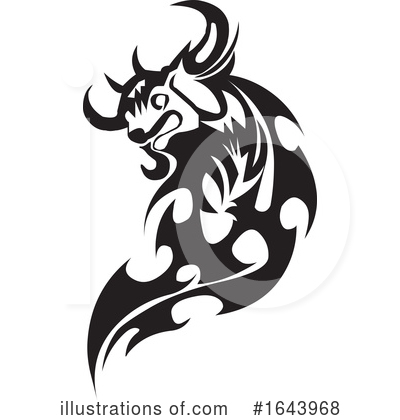 Royalty-Free (RF) Bull Clipart Illustration by Morphart Creations - Stock Sample #1643968