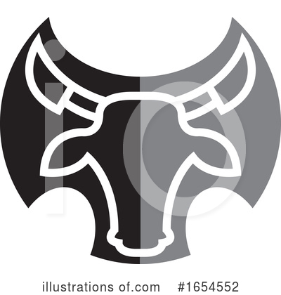 Bull Clipart #1654552 by Lal Perera