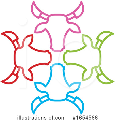 Royalty-Free (RF) Bull Clipart Illustration by Lal Perera - Stock Sample #1654566