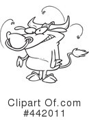 Bull Clipart #442011 by toonaday