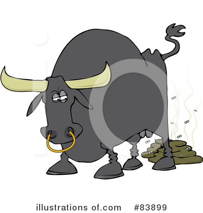 Royalty-Free (RF) Bull Clipart Illustration by djart - Stock Sample #83899