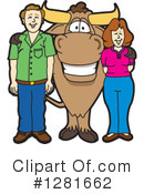 Bull Mascot Clipart #1281662 by Mascot Junction