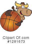 Bull Mascot Clipart #1281673 by Mascot Junction