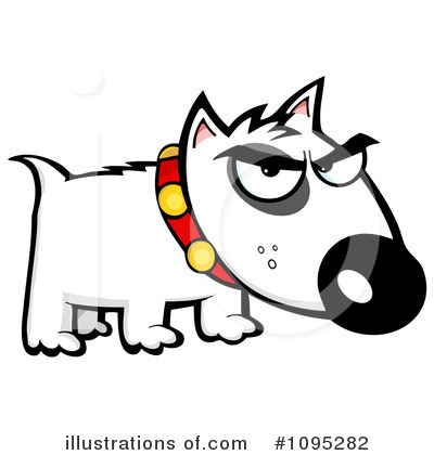 Royalty-Free (RF) Bull Terrier Clipart Illustration by Hit Toon - Stock Sample #1095282